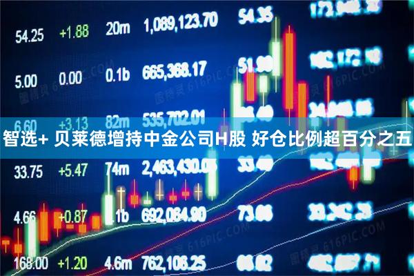 智选+ 贝莱德增持中金公司H股 好仓比例超百分之五