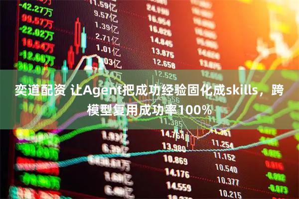 奕道配资 让Agent把成功经验固化成skills，跨模型复用成功率100%